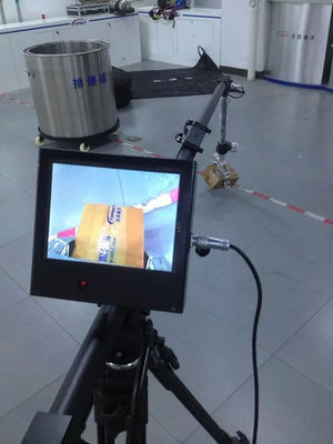 Robotic EOD Telescopic Manipulator Adjustable Tripod With Wheel Support