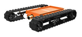 Small tracked robot chassis