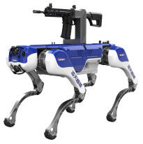 Quadruped armed strike robot