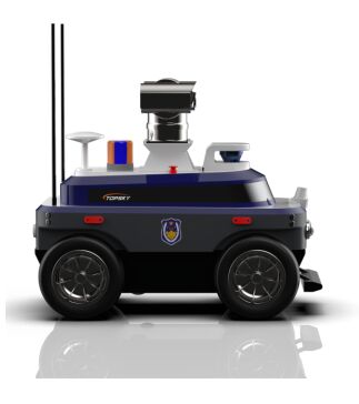 Police Patrol Robot with 360-Degree High-Definition Panoramic Video Autonomous Charging and Infrared Temperature Measurement