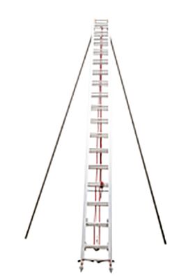 Flexible lifting and lowering Three section ladder Made of high-strength aluminum alloy