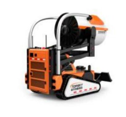 Remote Control All Terrain Firefighting Robot with 4G Wireless Transmission for Smoke Exhaust and Fire Extinguishing