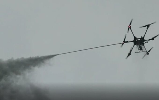การผจญเพลิงและการลาดตระเวน ปีกหมุน Uav / โดรน รีโมทคอนโทรลไร้สาย