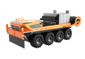 รถดับเพลิงพรีรี่แบบแอมฟิเบียส์ทุกพื้นที่ 8 × 8 หลังครอบ